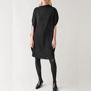 COS BLACK CIRLCE DRESS SIZE US 4